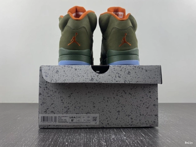 Bmlin Shoes DD0587-308 Air Jordan 5 Olive 0801